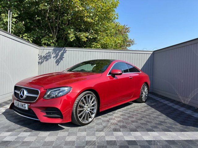 Mercedes-Benz E Class 3.0 E400 V6 Amg Line Premium Plus Coupe Petr KS18VKG Red #2