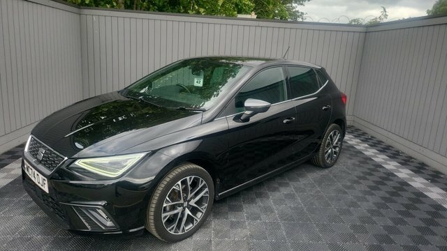 Seat Ibiza 1.0 Tsi Xcellence Hatchback Dsg Euro 6 MC74OJF Black