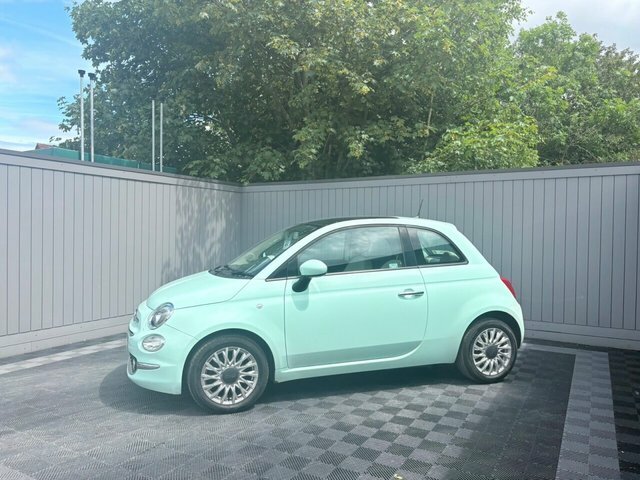Fiat 500 1.2 Lounge Hatchback Euro 6 Ss Green #3