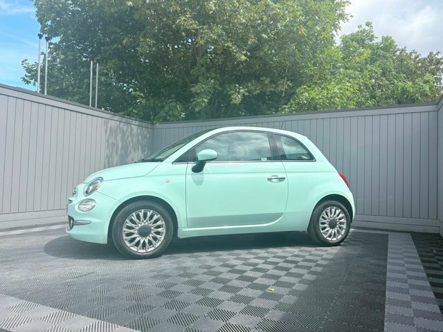 Fiat 500 1.2 Lounge Hatchback Euro 6 Ss Green #4