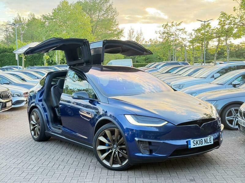 Tesla Model X 75D Dual Motor Blue