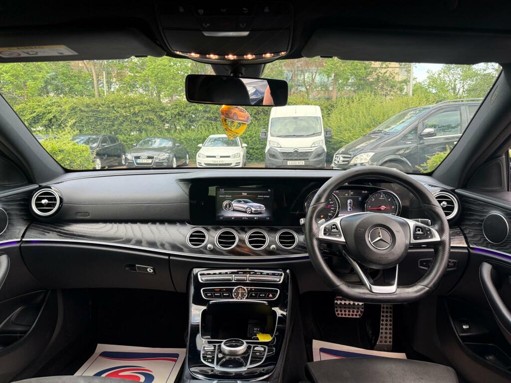 Mercedes-Benz E Class 2.0 E220d Amg Line G-tronic Euro 6 Ss Y555WAR Black #2