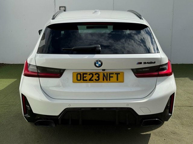 BMW 3 Series M340d Mht Touring OE23NFT White #6