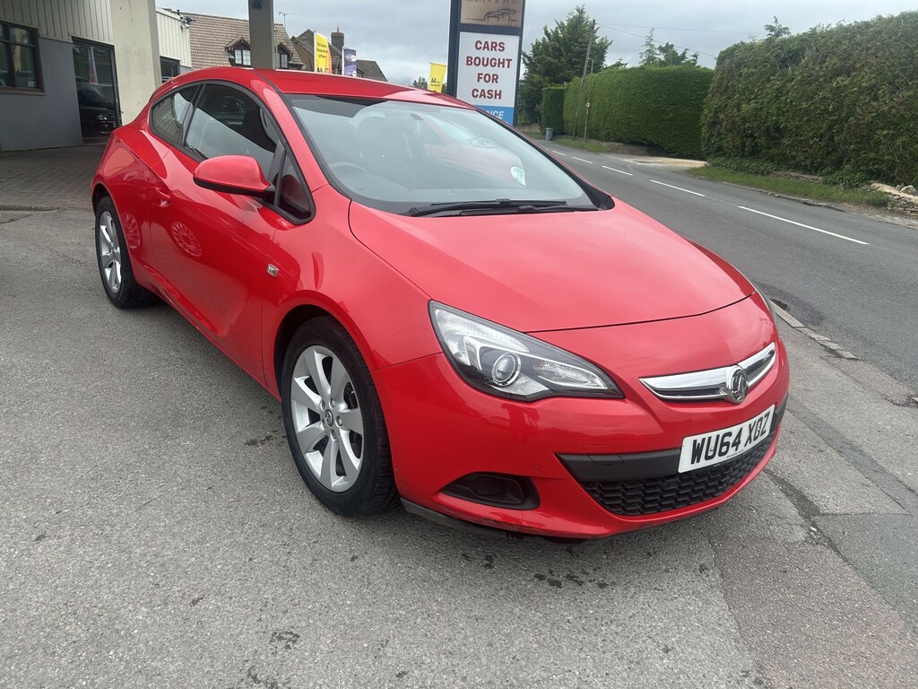 Vauxhall Astra GTC Coupe 1.4 T Sport 2014 Red #3