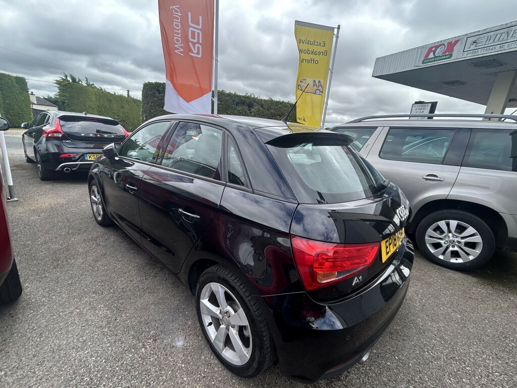 Audi A1 Hatchback 1.0 Tfsi Sport 2018 EP18KKM Black #3