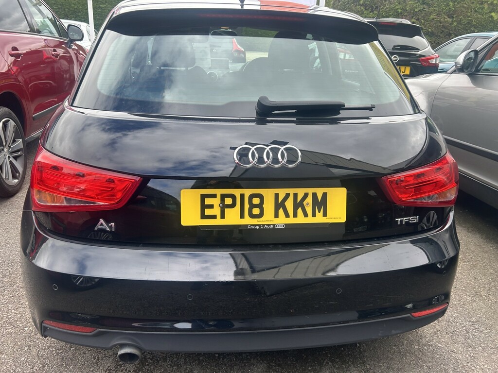 Audi A1 Hatchback 1.0 Tfsi Sport 2018 EP18KKM Black #5