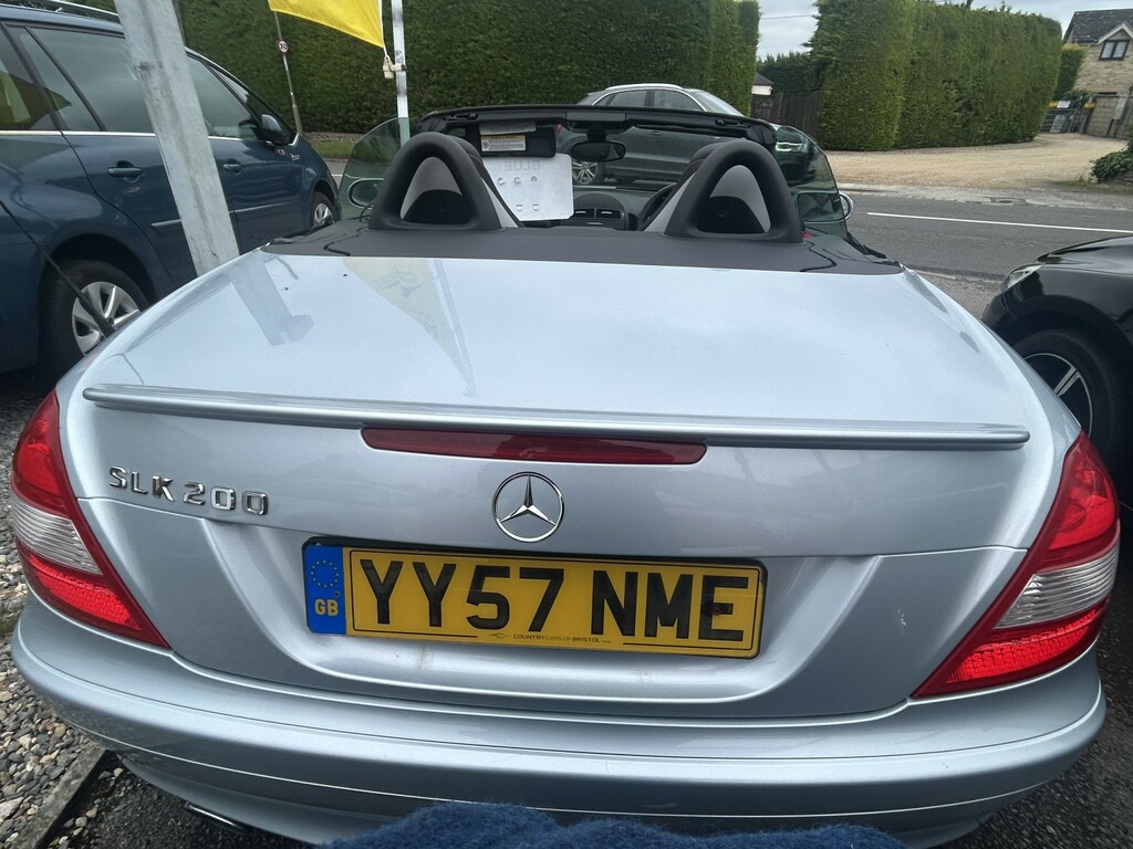 Mercedes-Benz SLK Convertible 1.8 Slk200 Kompressor 2007 YY57NME Silver #6