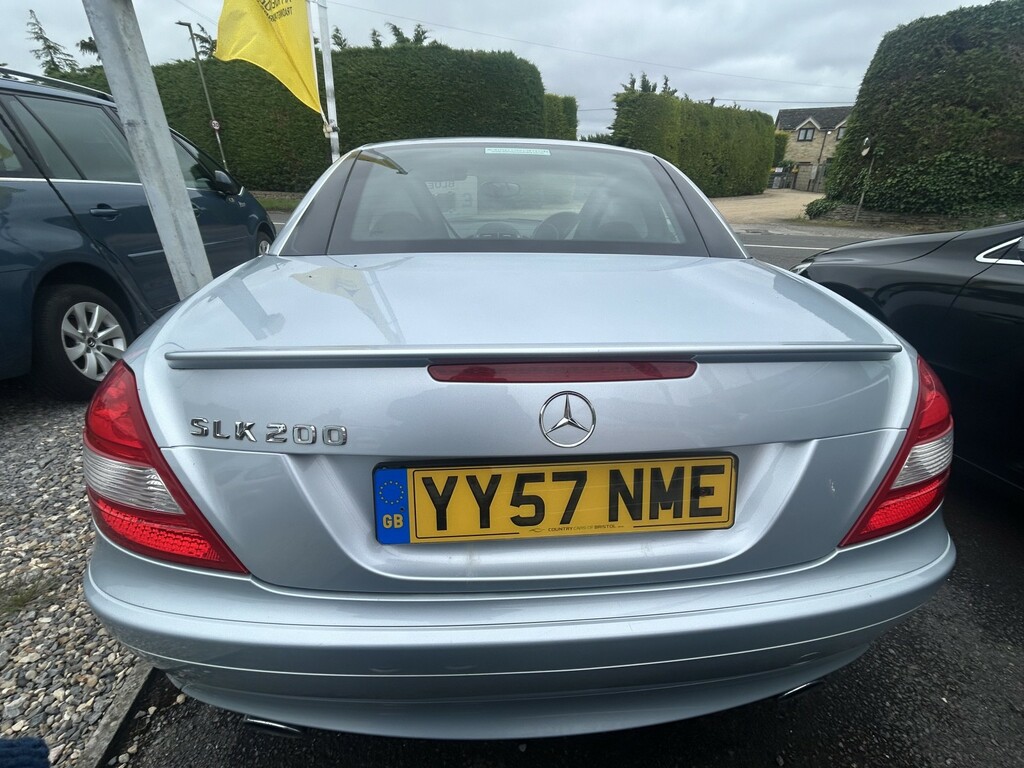 Mercedes-Benz SLK Convertible 1.8 Slk200 Kompressor 2007 YY57NME Silver #4