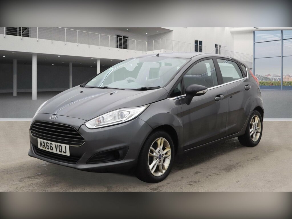Ford Fiesta 1.0T Ecoboost Zetec Hatchback Eu WX66VOJ Grey #4