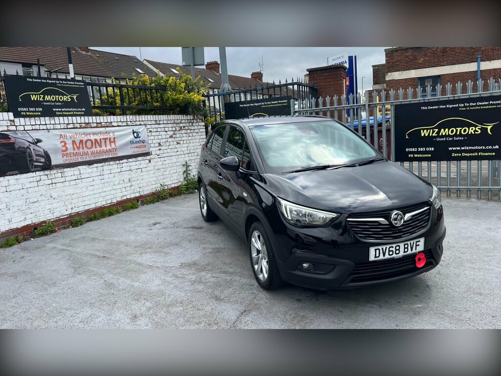 Vauxhall Crossland X 1.2 Turbo Ecotec Gpf Se Suv Euro DV68BVF Black #3