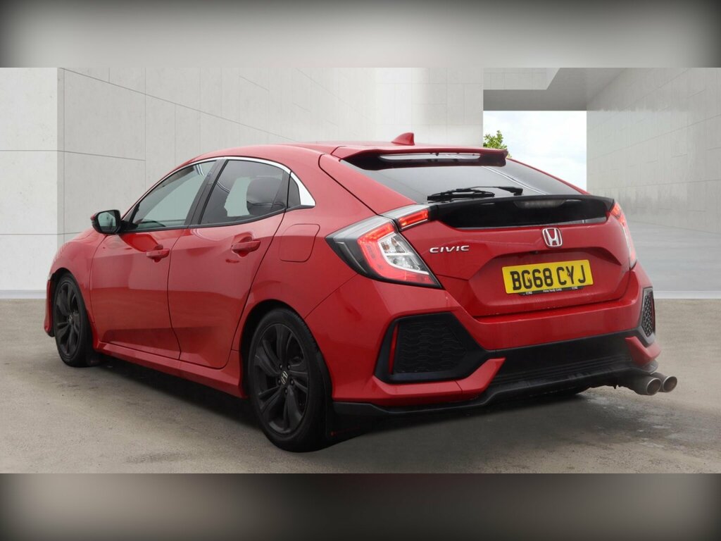 Honda Civic 1.0 Vtec Turbo Ex Euro 6 Ss Red #6