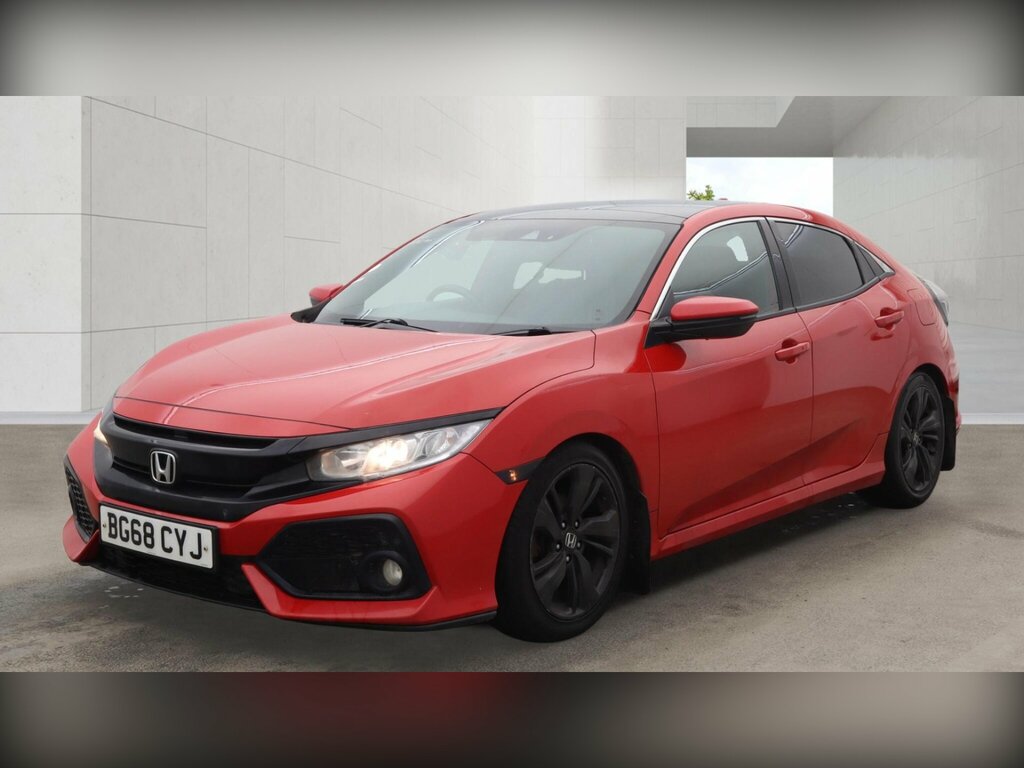 Honda Civic 1.0 Vtec Turbo Ex Euro 6 Ss Red #5