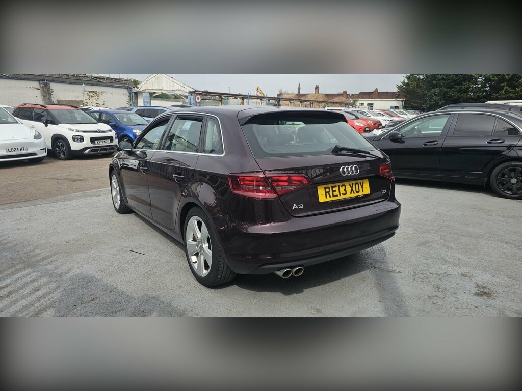 Audi A3 2.0 Tdi Sport Sportback Euro 5 Ss Red #3