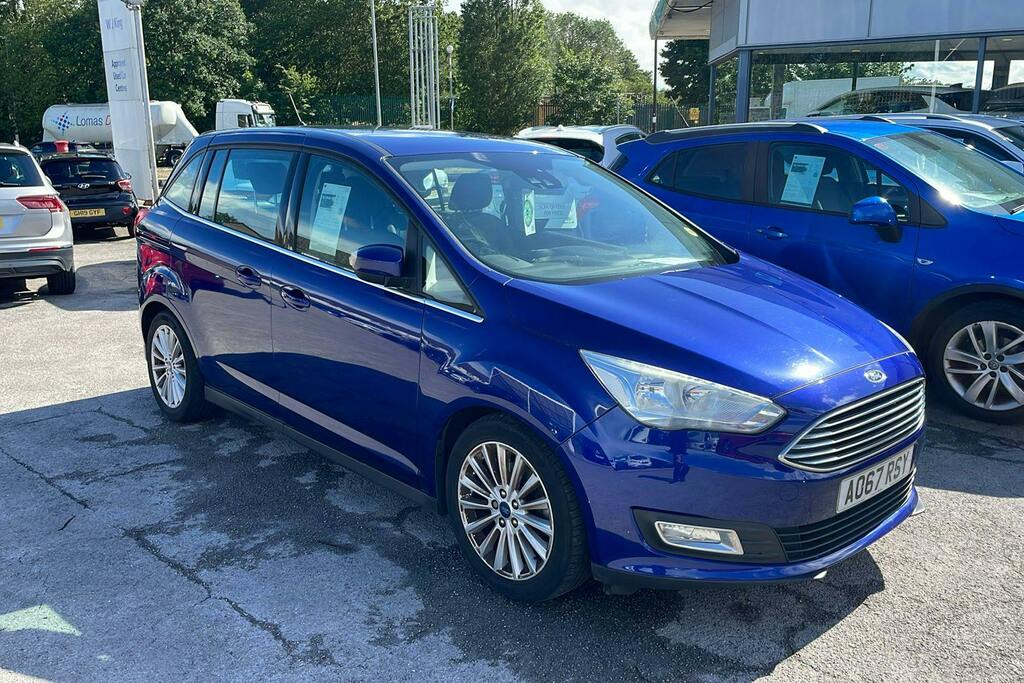 Ford Grand C-Max 1.0T Ecoboost Titanium Mpv Blue
