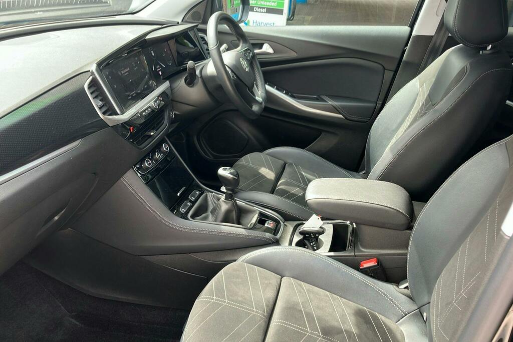 Vauxhall Grandland 1.2 Turbo Ultimate Suv ND72YDX Black #3