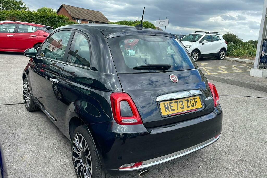 Fiat 500 1.0 Mhev Top Hatchback Black #2