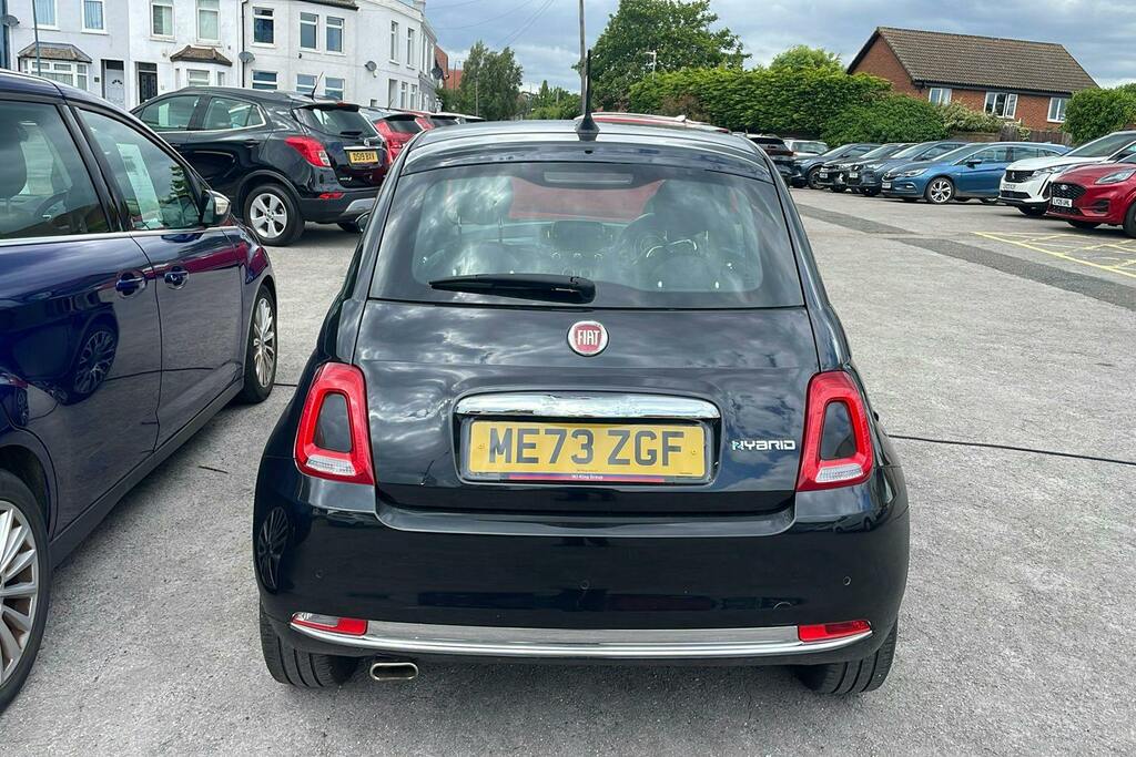 Fiat 500 1.0 Mhev Top Hatchback Black #6