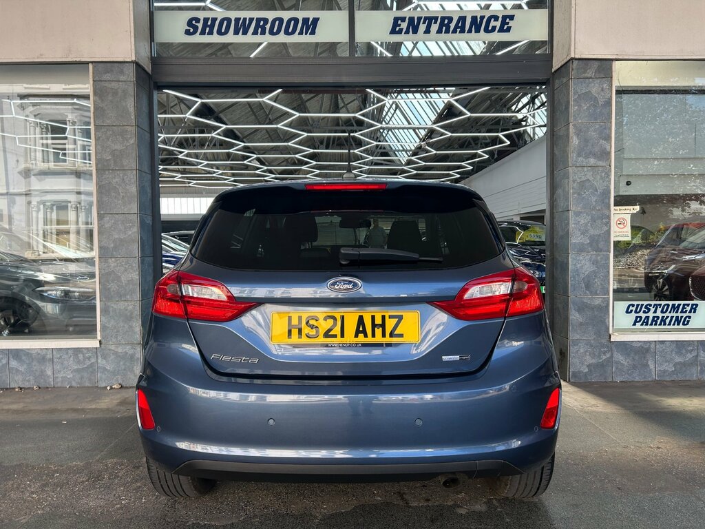 Ford Fiesta 1.0T Ecoboost Mhev Titanium Hatchback Manua HS21AHZ Blue #4