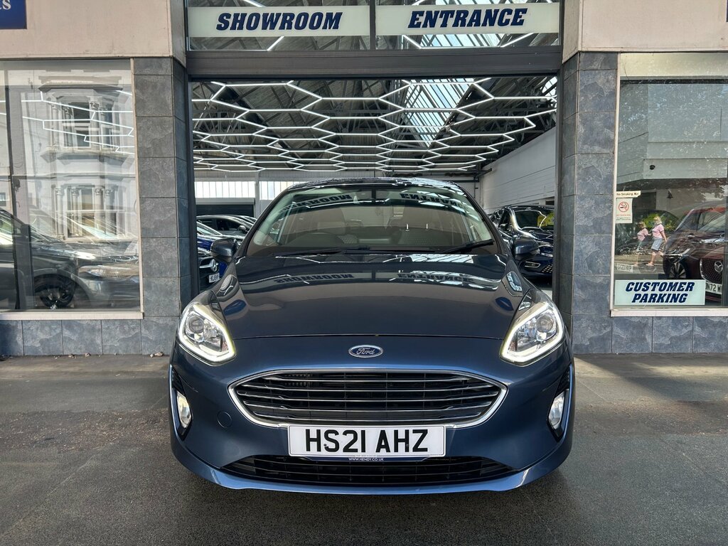 Ford Fiesta 1.0T Ecoboost Mhev Titanium Hatchback Manua HS21AHZ Blue #2