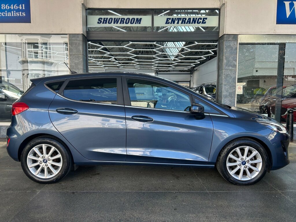 Ford Fiesta 1.0T Ecoboost Mhev Titanium Hatchback Manua HS21AHZ Blue #6
