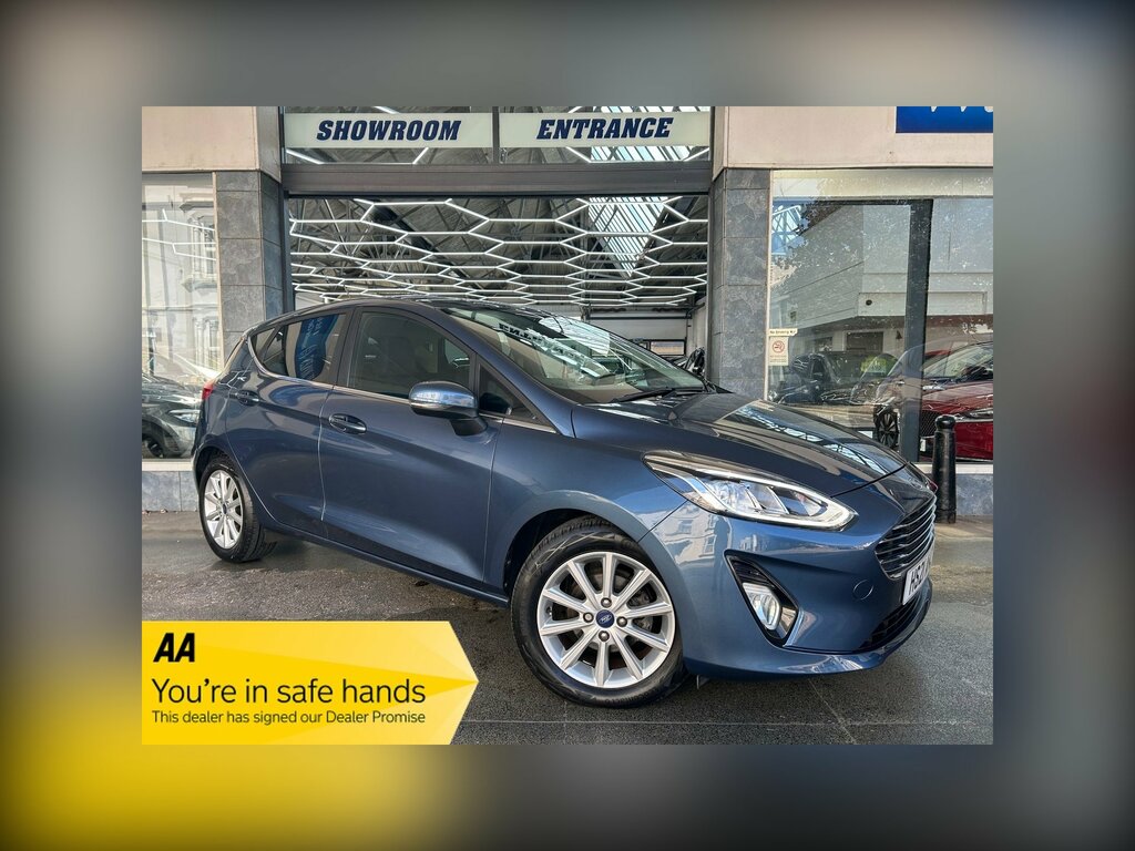 Ford Fiesta 1.0T Ecoboost Mhev Titanium Hatchback Manua Blue