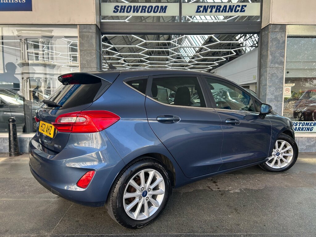 Ford Fiesta 1.0T Ecoboost Mhev Titanium Hatchback Manua HS21AHZ Blue #5