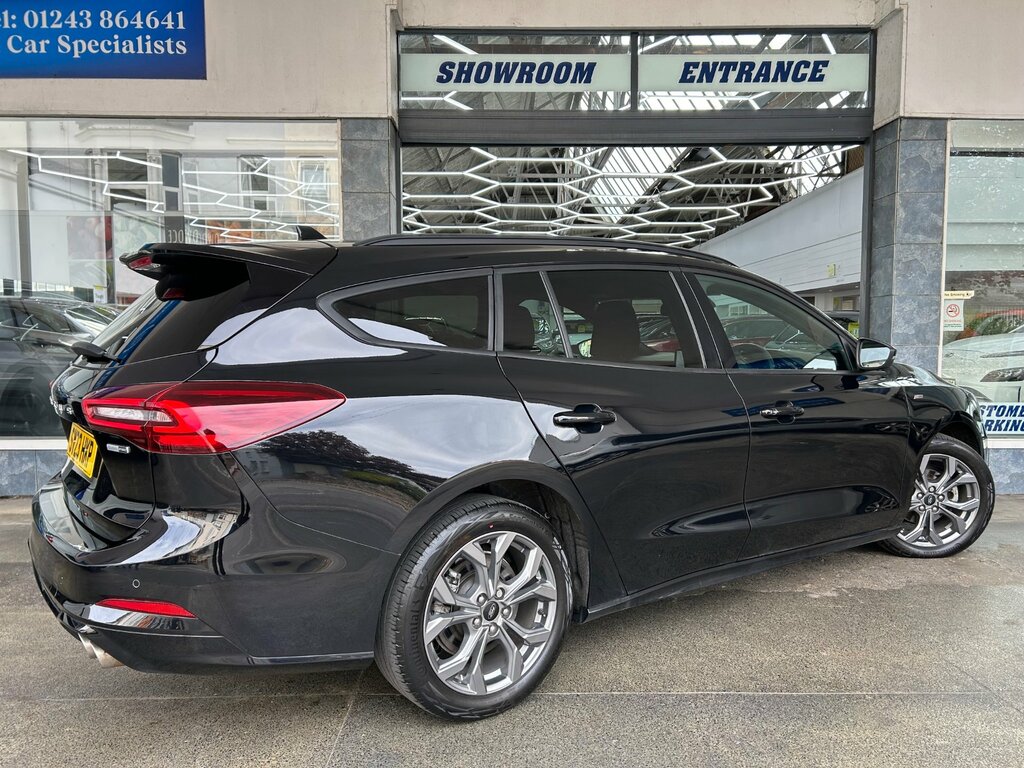 Ford Focus 1.0T Ecoboost Mhev St-line Estate Hybrid Dc SY23HKP Black #6