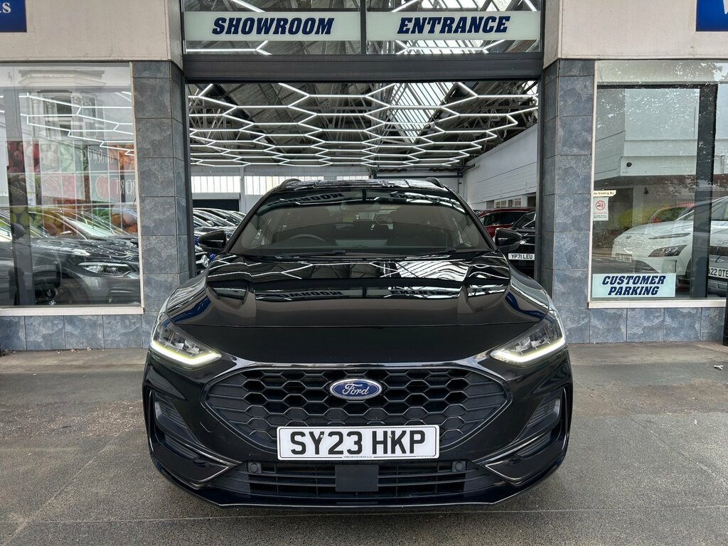 Ford Focus 1.0T Ecoboost Mhev St-line Estate Hybrid Dc Black
