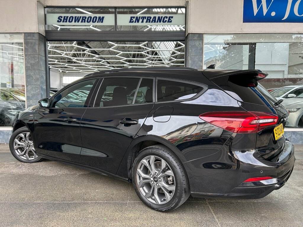 Ford Focus 1.0T Ecoboost Mhev St-line Estate Hybrid Dc SY23HKP Black #4