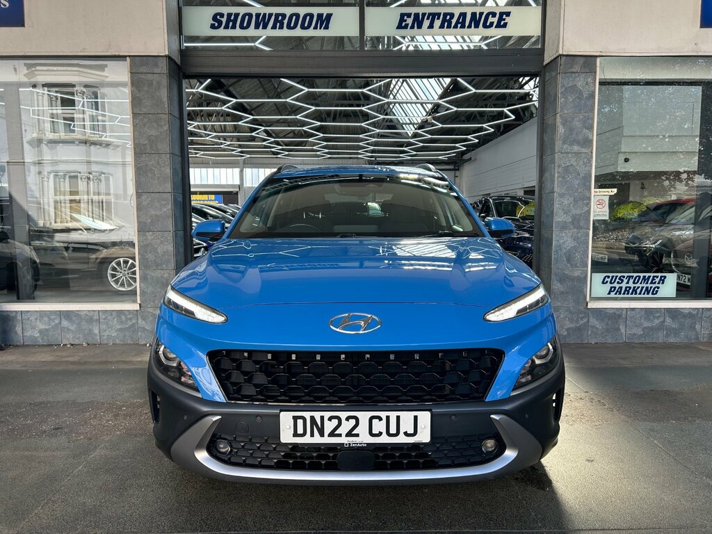 Hyundai Kona 1.6 H-gdi Premium Suv Hybrid Dct Euro 6 S DN22CUJ Blue #2
