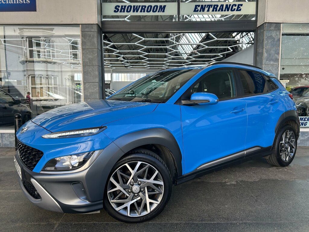 Hyundai Kona 1.6 H-gdi Premium Suv Hybrid Dct Euro 6 S DN22CUJ Blue #3