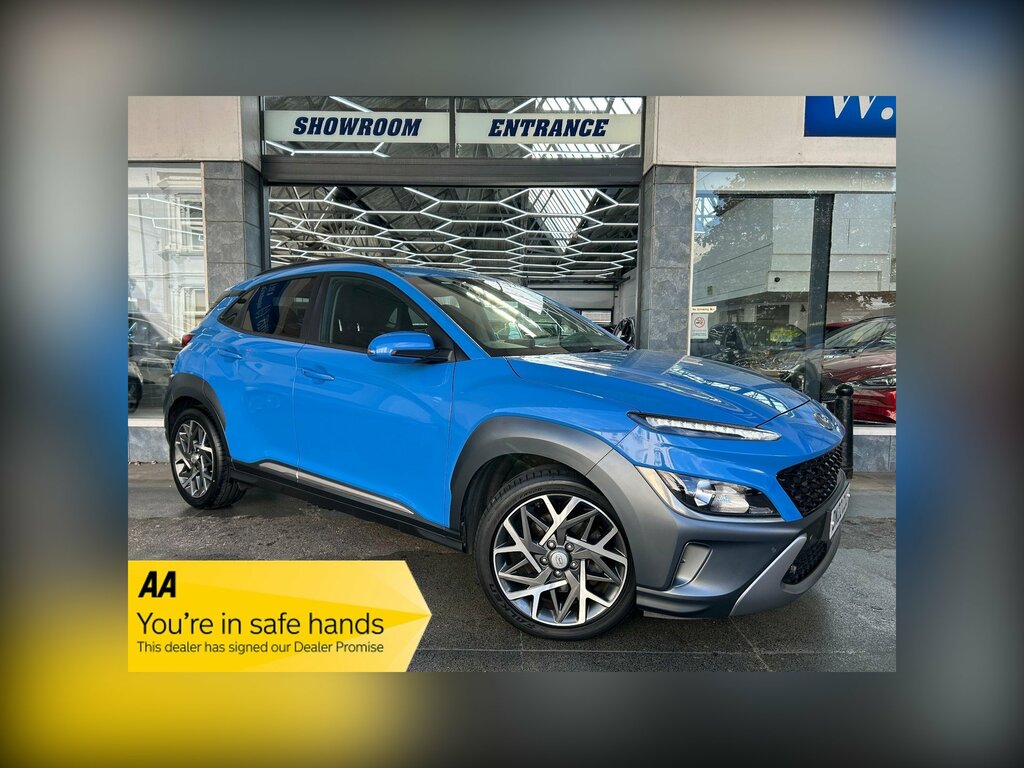 Hyundai Kona 1.6 H-gdi Premium Suv Hybrid Dct Euro 6 S Blue