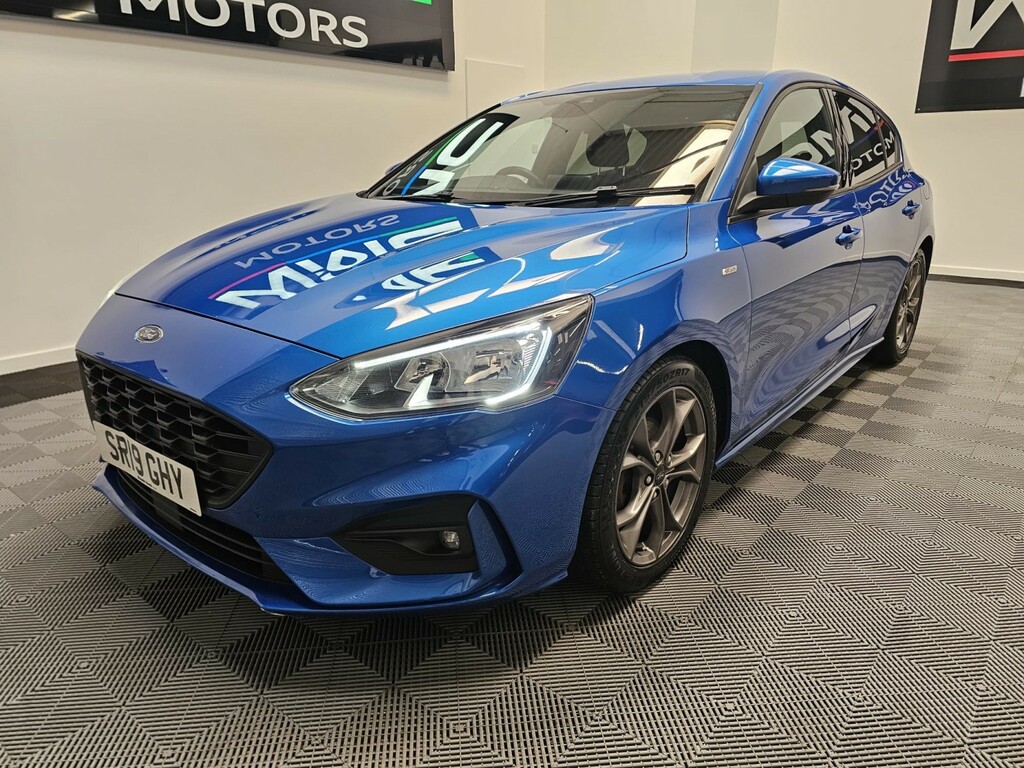 Ford Focus 1.0 T Ecoboost St-line SR19GHY Blue #4