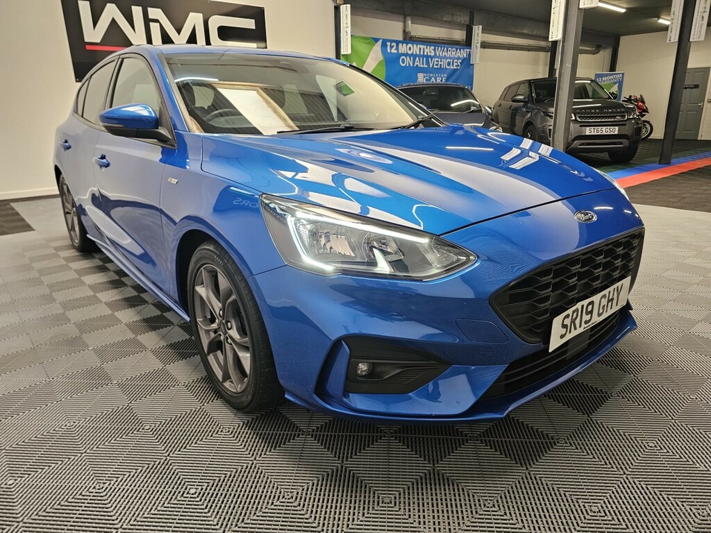 Ford Focus 1.0 T Ecoboost St-line SR19GHY Blue #2