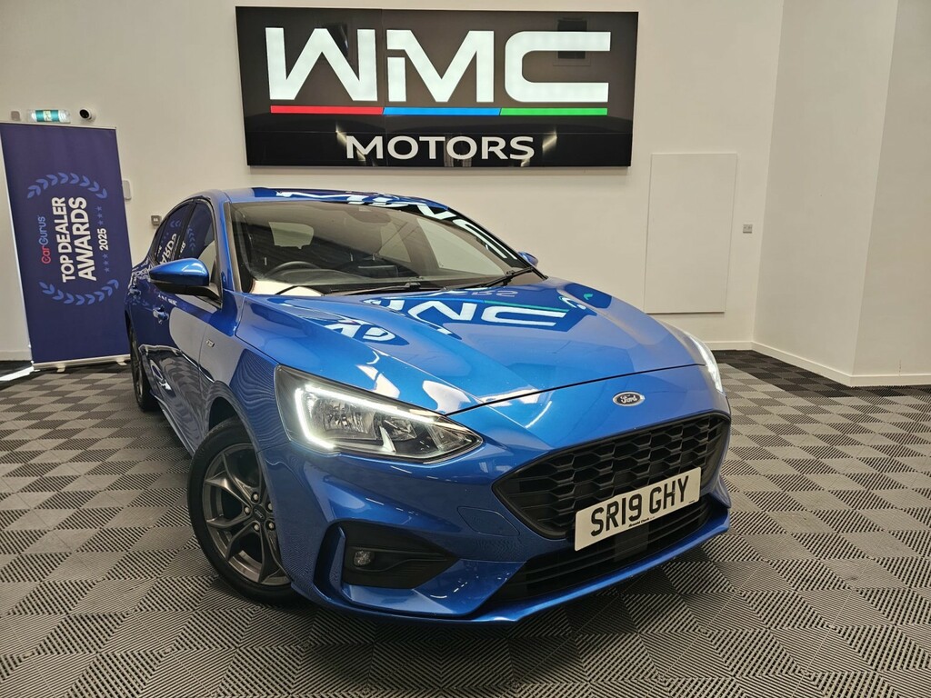 Ford Focus 1.0 T Ecoboost St-line SR19GHY Blue