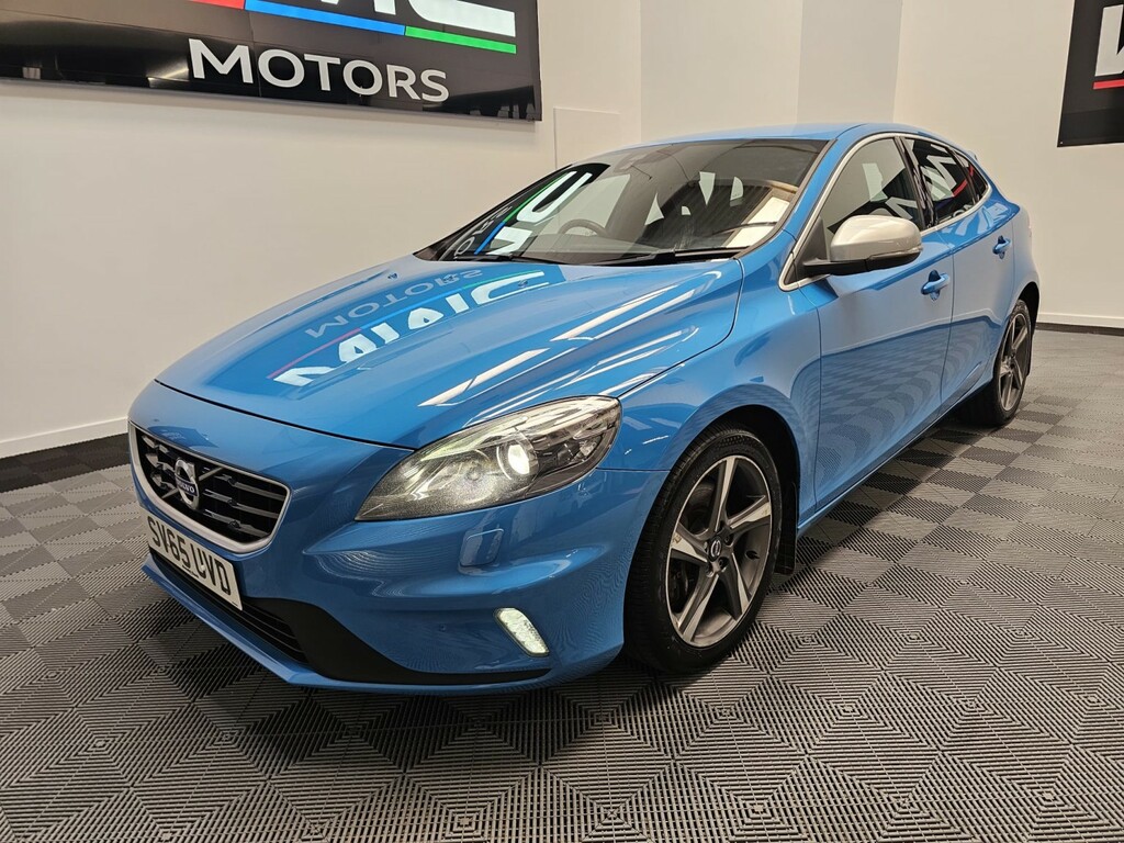 Volvo V40 2.0 R-design Lux Nav D4 SV65UVD Blue #4