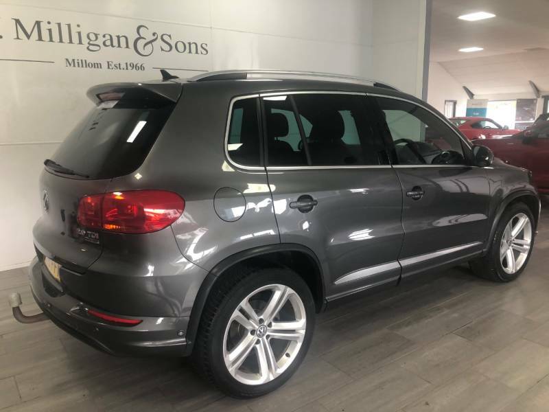 Volkswagen Tiguan 2.0 Tdi Bluemotion Tech R-line 177 Dsg Grey #4