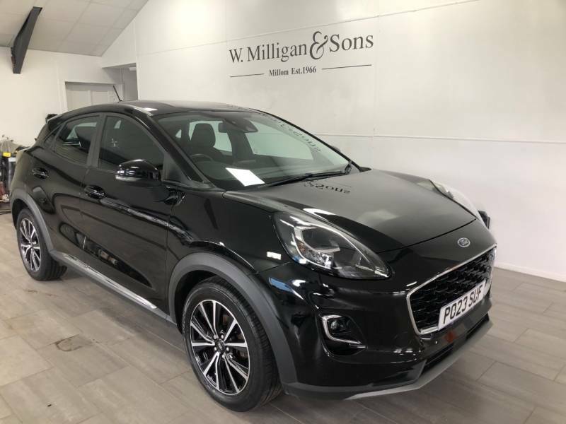 Ford Puma 1.0 Ecoboost Hybrid Mhev Titanium - 2023 23 PO23SUF Black #2