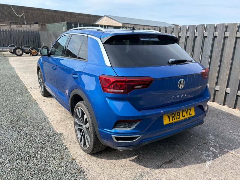 Volkswagen T-Roc 1.5 Tsi Evo R-line Blue #4