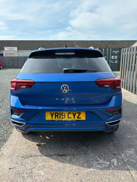Volkswagen T-Roc 1.5 Tsi Evo R-line Blue #3