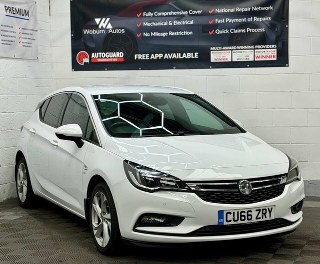 Vauxhall Astra 1.4I Turbo Sri Hatchback Euro 6 S CU66ZRY White #4