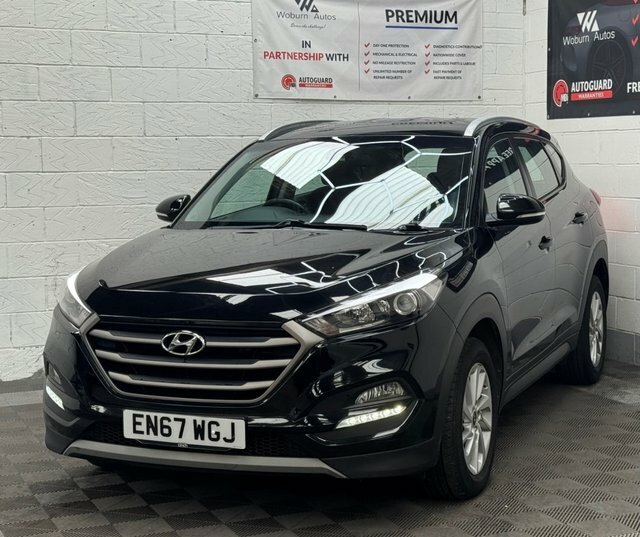 Hyundai Tucson 1.7 Crdi Blue Drive Se Nav Suv Dct Euro Black #4