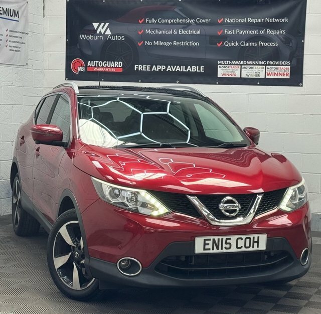Nissan Qashqai 1.2 Dig-t N-tec Suv 2Wd Euro 6 Red