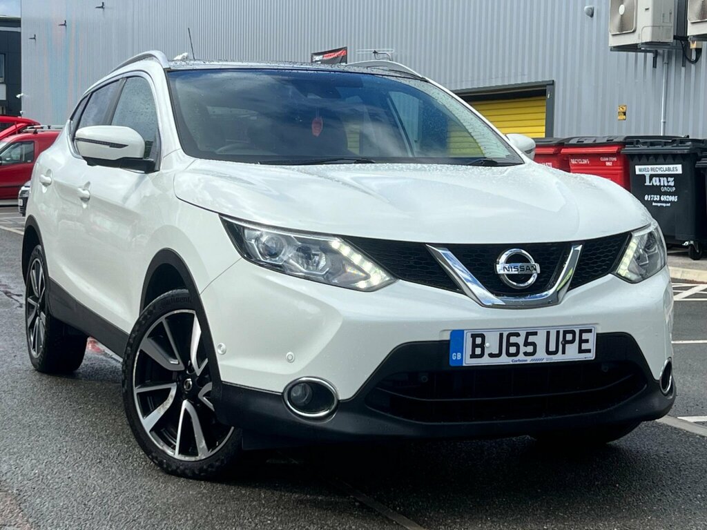Nissan Qashqai 1.5 Dci Tekna 2Wd Euro 6 Ss BJ65UPE White #2