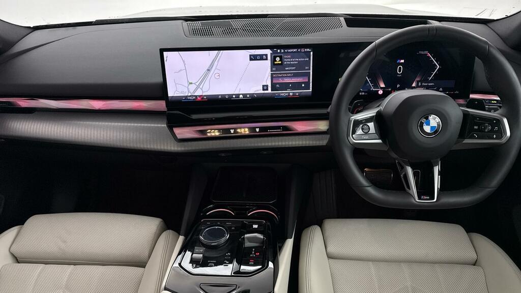 BMW 5 Series Saloon Grey #4