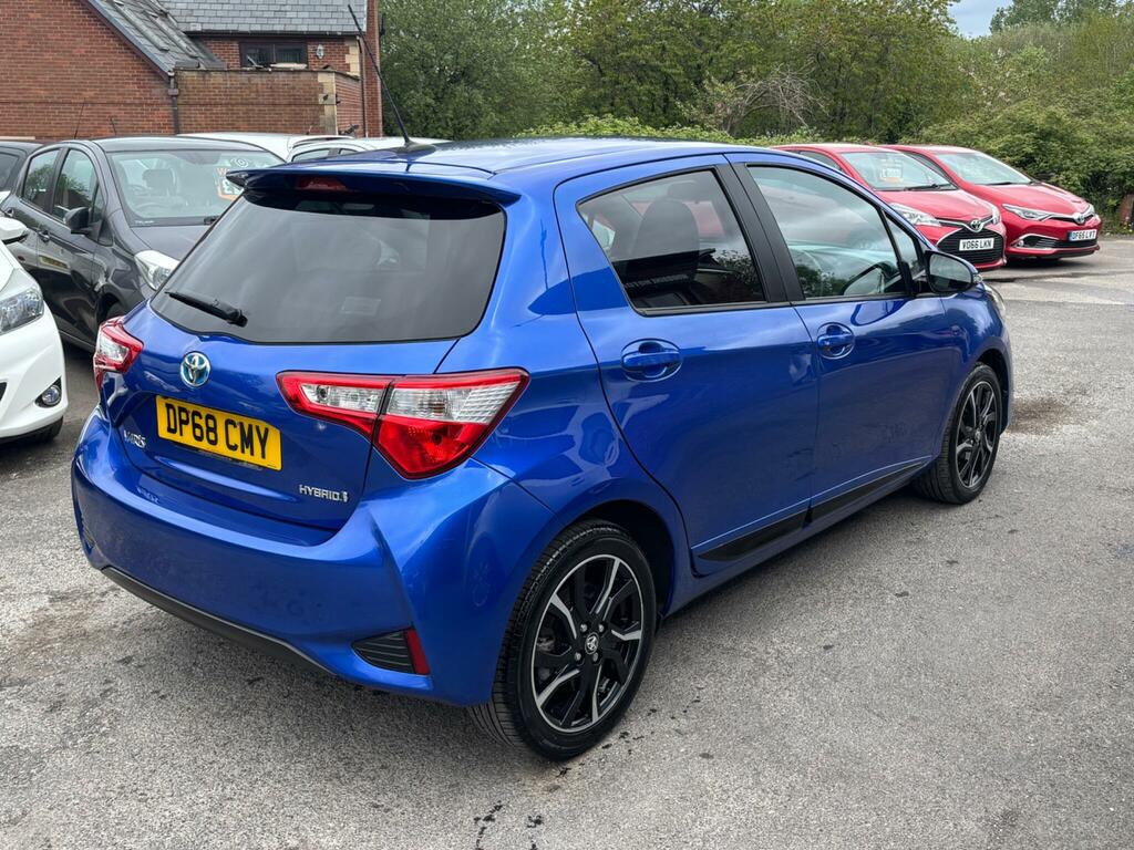 Toyota Yaris 1.5 Vvt-h Design E-cvt Euro 6 Ss DP68CMY Blue #6