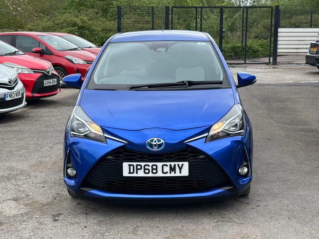 Toyota Yaris 1.5 Vvt-h Design E-cvt Euro 6 Ss DP68CMY Blue #2