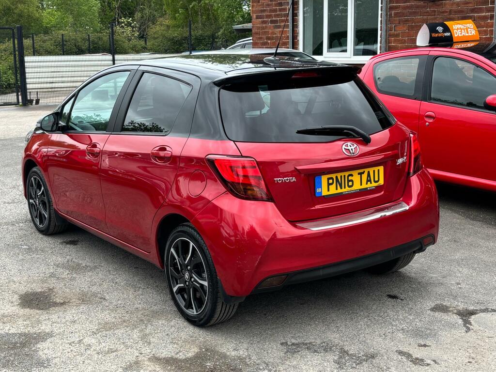 Toyota Yaris 1.33 Dual Vvt-i Design Euro 6 PN16TAU Red #5