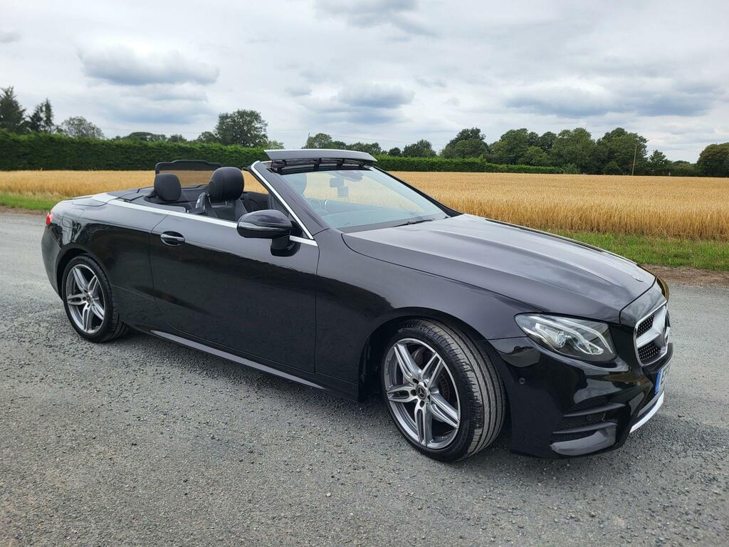 Mercedes-Benz E Class 2.0 E220d Amg Line Cabriolet G-tronic Euro 6 Ss Black