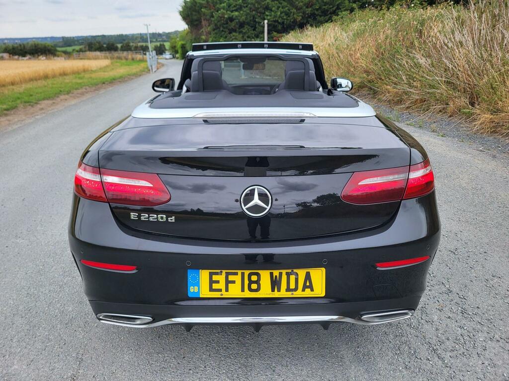 Mercedes-Benz E Class 2.0 E220d Amg Line Cabriolet G-tronic Euro 6 Ss EF18WDA Black #6